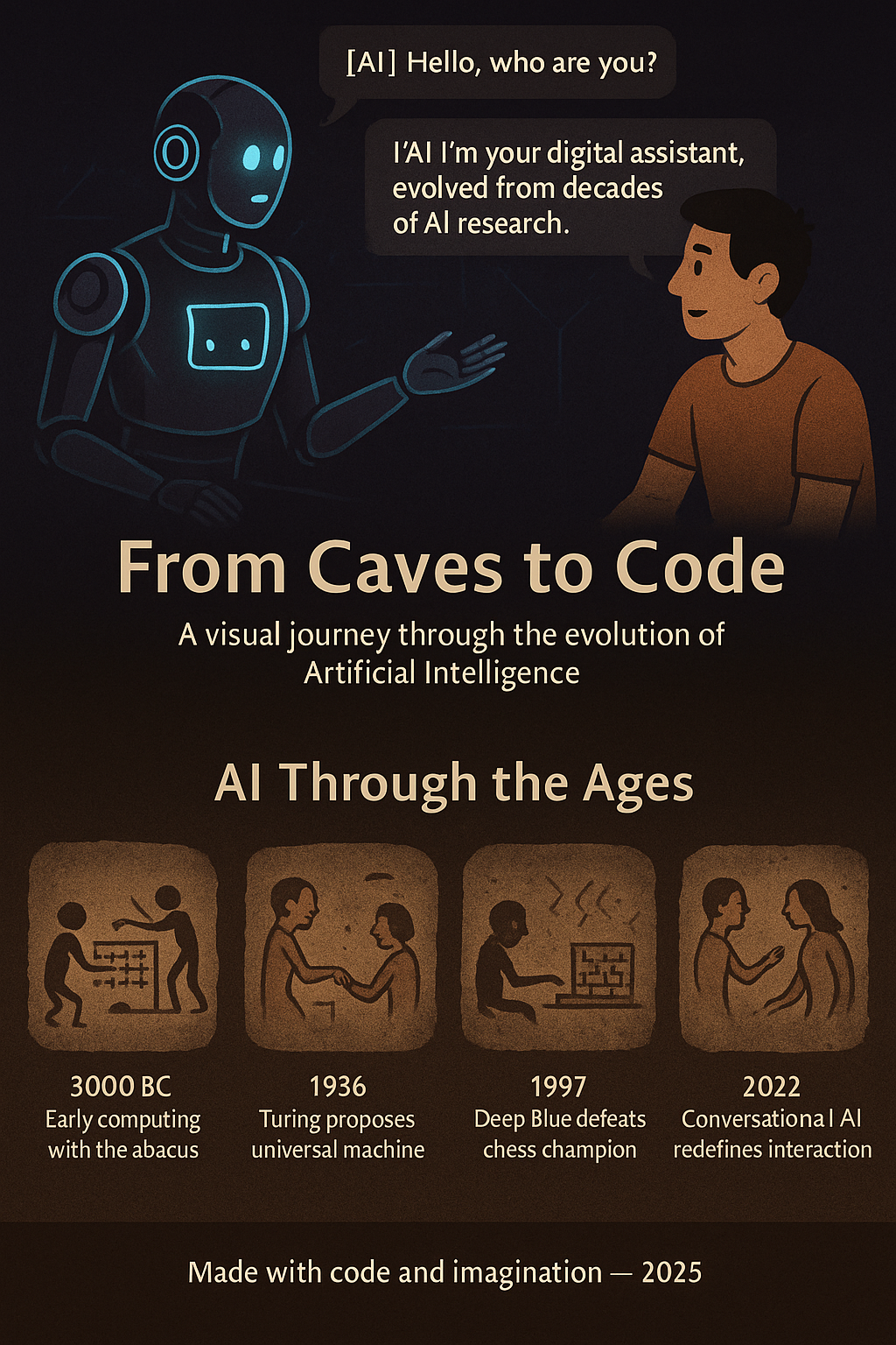 AI Evolution as Cave Drawing